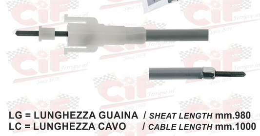 Ντίζα κοντέρ κουμπωτή για VESPA PX150-200 FD (freno disco)