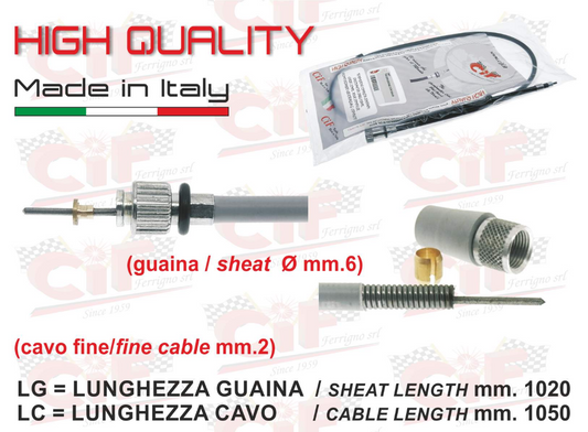 Ντίζα κοντέρ κομπλέ για Vespa GS150-GL150