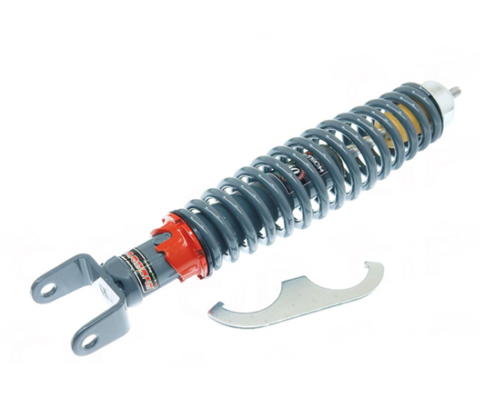 Αμορτισέρ πίσω Carbone γκρι ρυθμιζόμενο για Vespa 50-125-ET3-PRIMAVERA-PE-PX-T5-LML-TS-SPRINT-RALLY etc